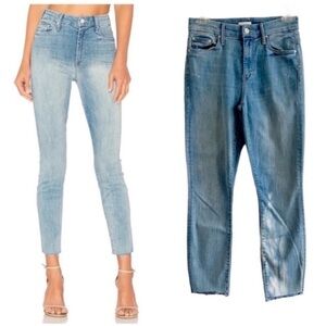 Mother Looker Ankle Fray Jeans Twenty Eight And A Half Wishes